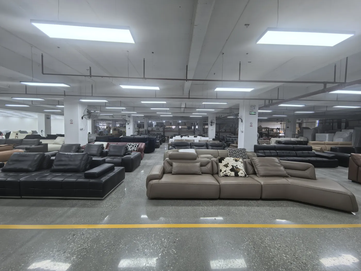 Juxing Furniture factory and showroom in China